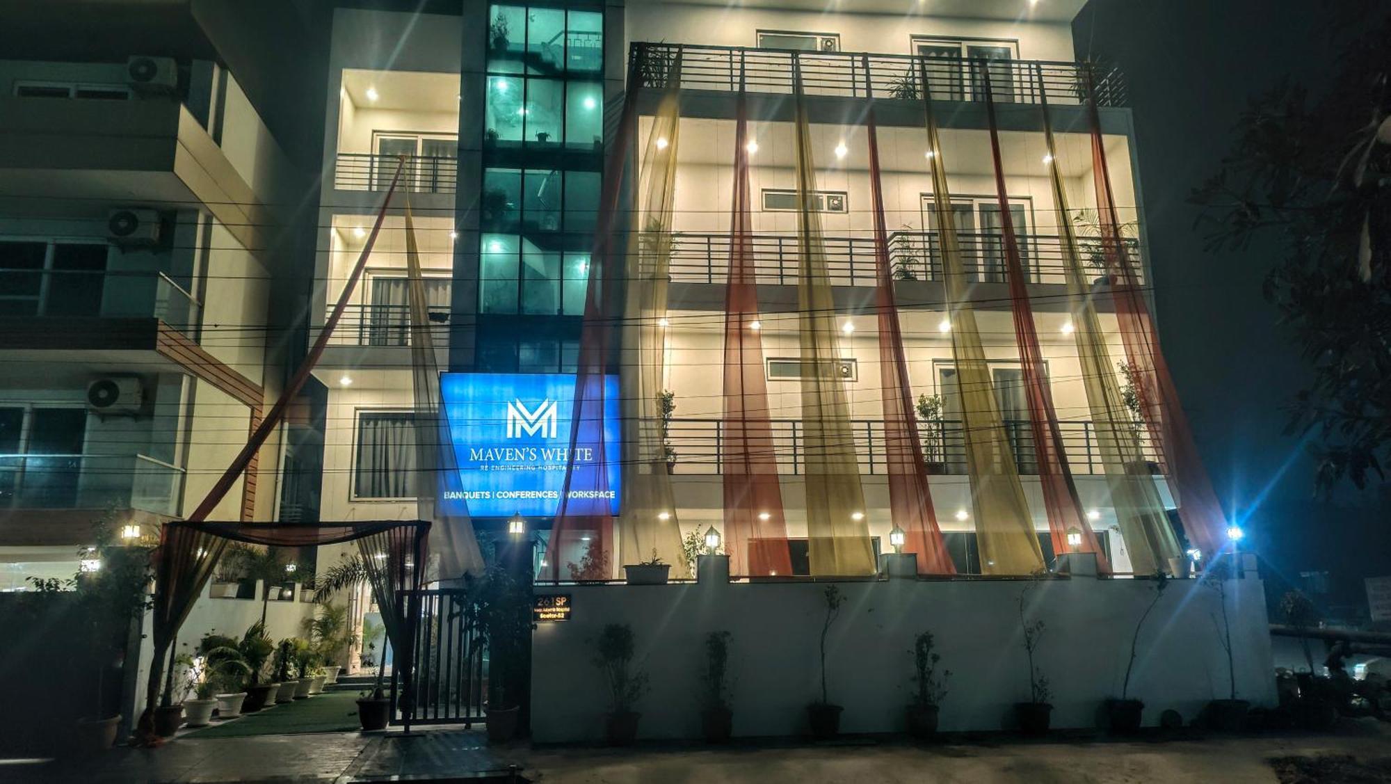 Mavens White Artemis Hospital Road Sector 52 Gurgaon Hotel Buitenkant foto